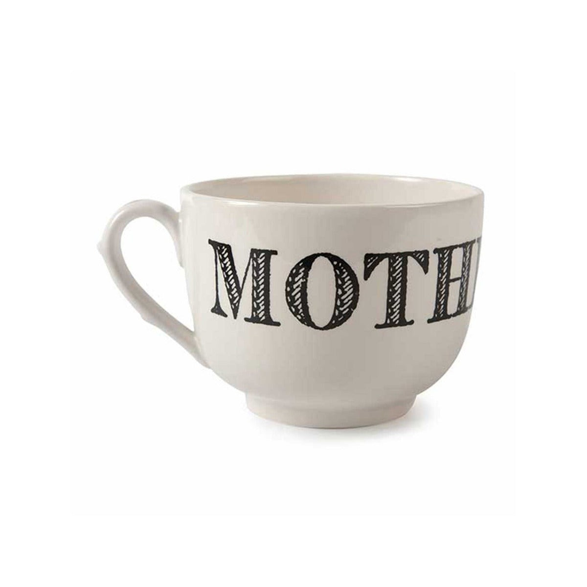 Mother Endearment Stoneware Grand Cafe Cup, Single